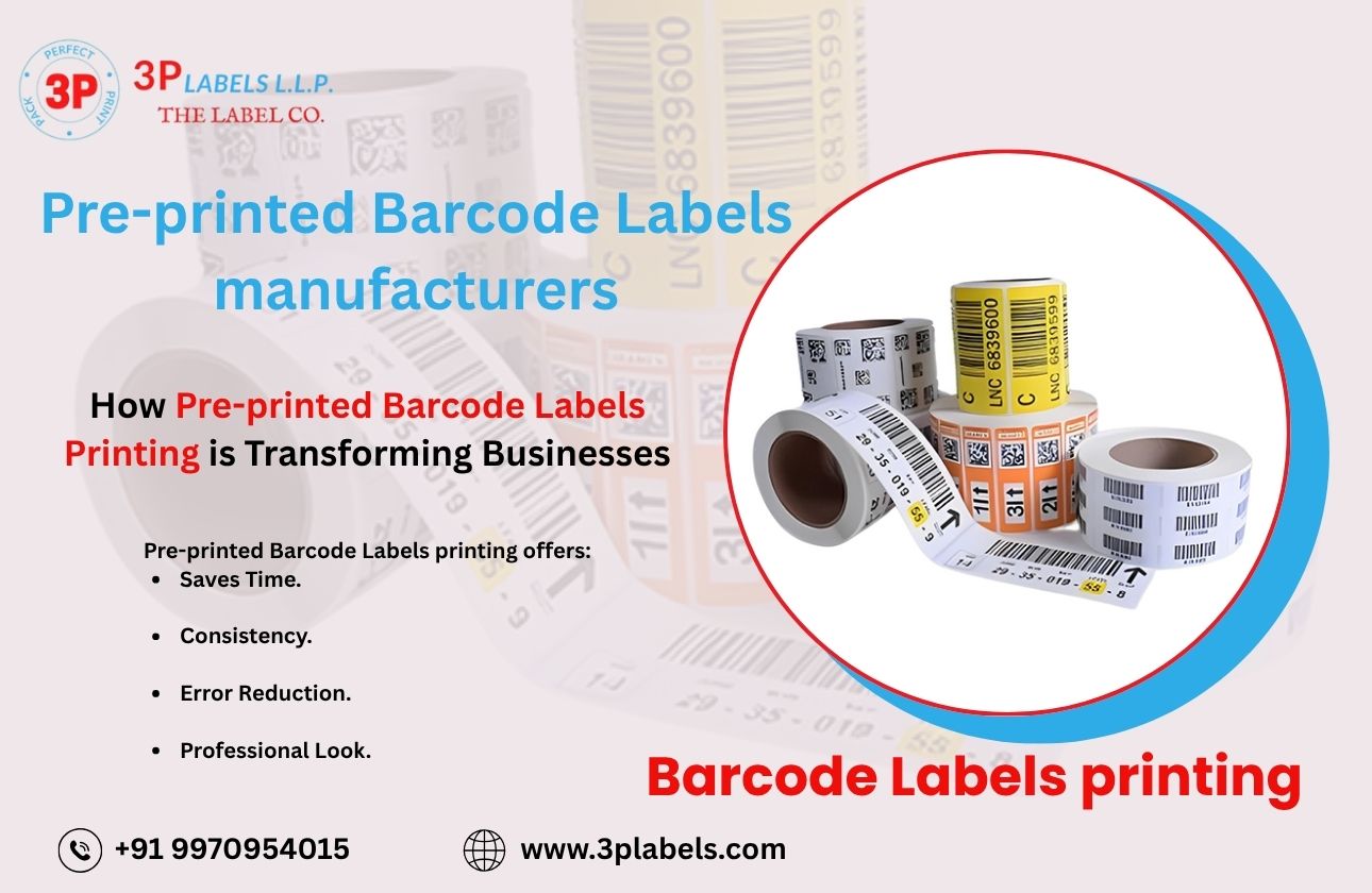 How Pre-printed Barcode Labels Printing is Transforming Businesses