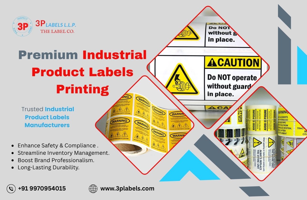Premium Industrial Product Labels Printing | Trusted Industrial Product Labels Manufacturers